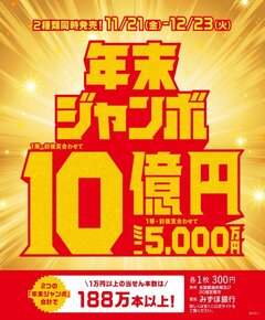 『年末ジャンボ宝くじ発売』【チャンスセンター】