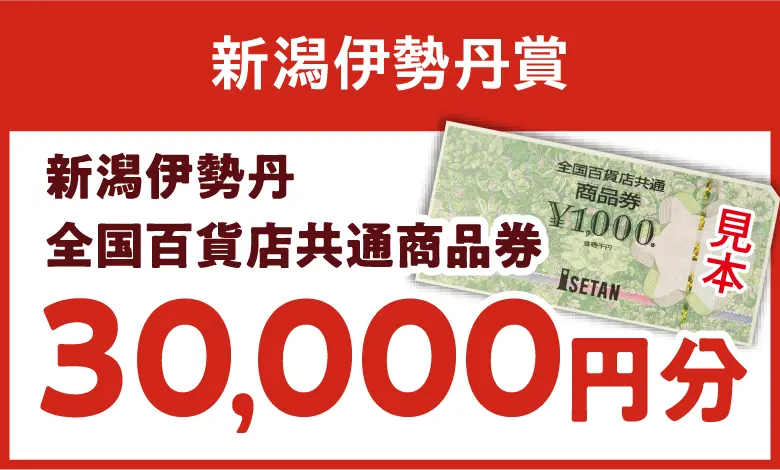 新潟伊勢丹全国百貨店共通商品券30000円