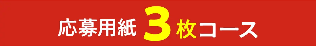 応募用紙3枚コース